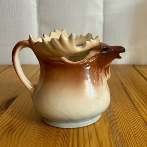 Vintage Moose Elk Creamer Figurine made in Czechoslovakia